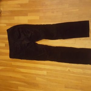 Black Velvet Loft Cigarette Pants Size 4